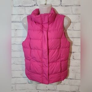 Gap Bubble Gum Pink Puffer Vest